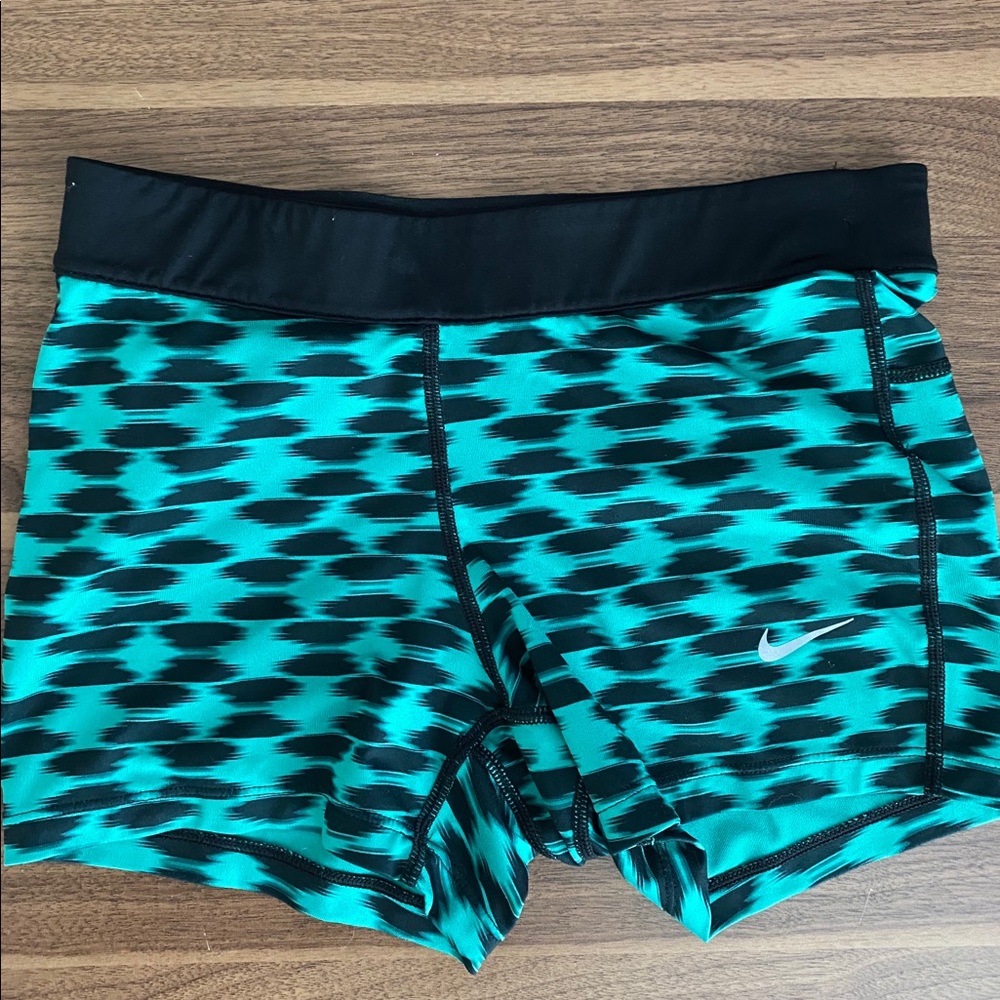 Nike Shorts Teal and Black